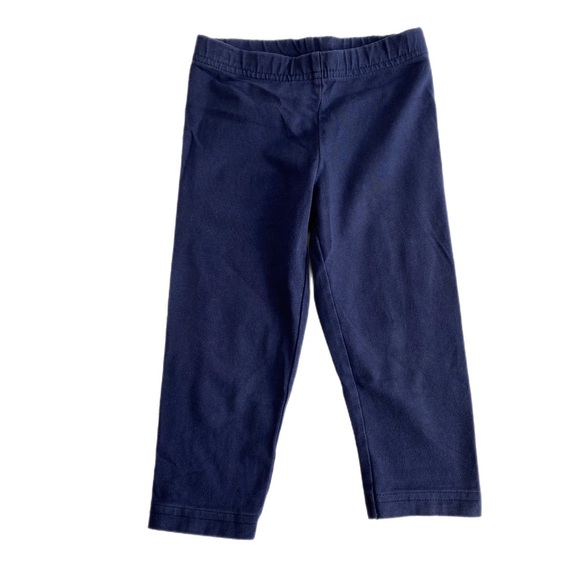 Carter’s Girls Navy Blue Cotton Stretch Leggings - Picture 1 of 5